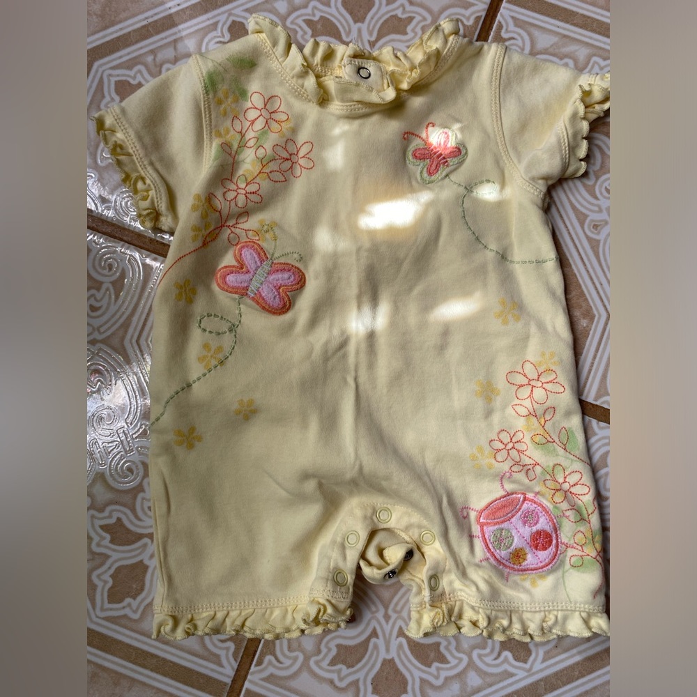 Yellow romper